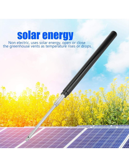 Abridor de Ventanas Automático Solar Leopacat para Invernaderos
