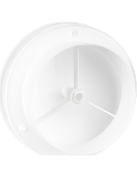 Difusor de Aire Circular 15.24 cm Vent Systems - Plástico Blanco Ajustable