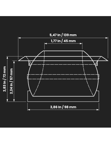 Difusor de Aire Redondo Repa Market 10 cm Ajustable Blanco