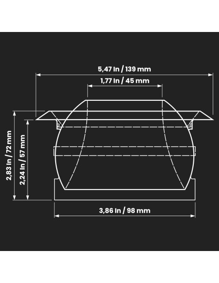 Difusor de Aire Redondo Repa Market 10 cm Ajustable Blanco