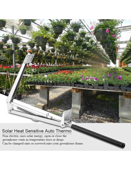 Abridor de Ventana Automático Solar Yziixi para Invernaderos