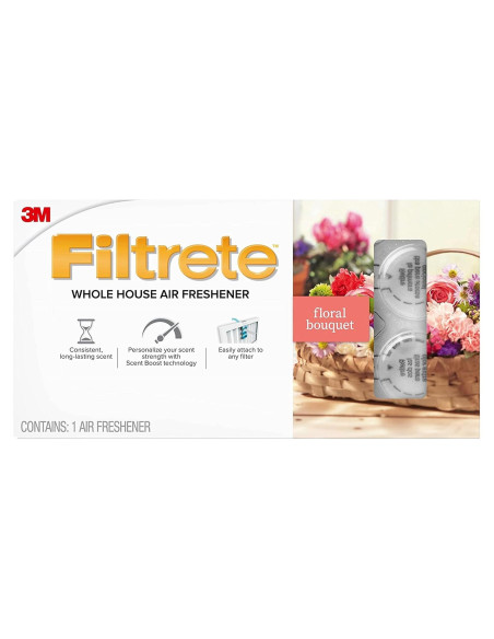 Ambientador de Aire Filtrete Ramo Floral para Filtros HVAC