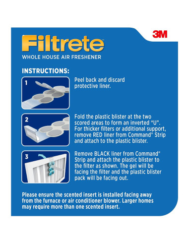 Ambientador de Aire Filtrete Ramo Floral para Filtros HVAC