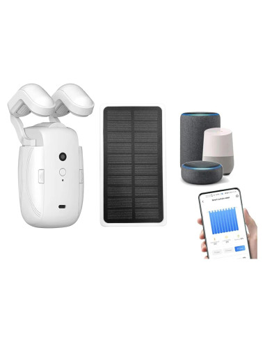 Apertura Automática de Cortinas Inteligente Genérico con Panel Solar