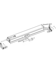 Motor Actuador Eléctrico para Ventanas de Techo Olideauto SD300 2