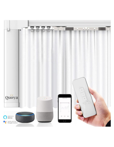Cortina Eléctrica Motorizada Quoya AT5810 hasta 3m Control App