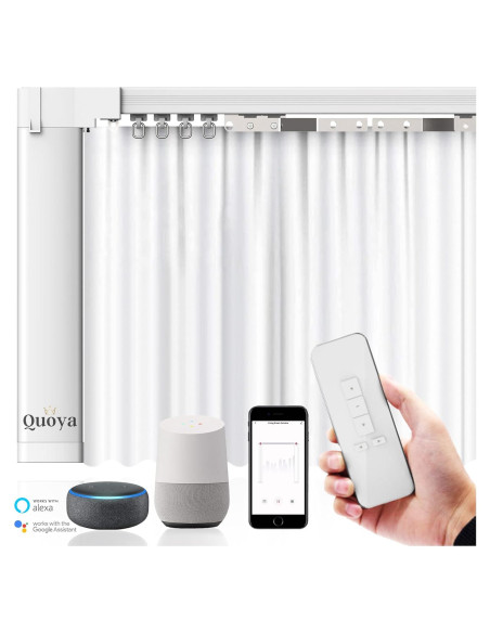Cortina Eléctrica Motorizada Quoya AT5810 hasta 3m Control App