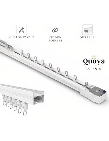 Cortina Eléctrica Motorizada Quoya AT5810 hasta 3m Control App