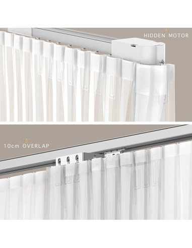 Cortina Eléctrica Motorizada Quoya AT5810 hasta 3m Control App