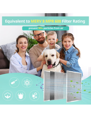 Filtro de Aire Electroestático Accecraft 50x39x2 cm Lavable MERV 8