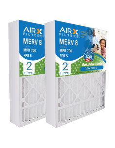 Filtros de Aire AIRx 19x20x4 MERV 8 Paquete de 2