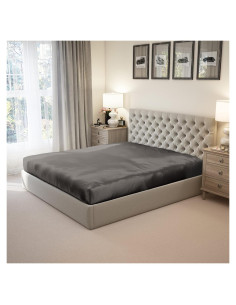 Sábana Ajustable King de Seda 100% Mulberry Park 22 Momme