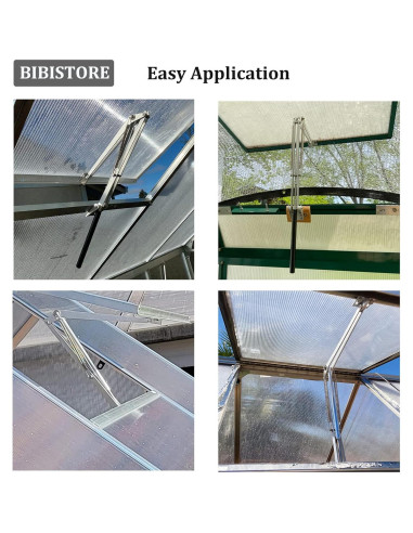 Abridor Automático de Ventanas BIBISTORE 7kg Solar Aluminio