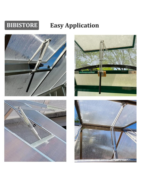 Abridor Automático de Ventanas BIBISTORE 7kg Solar Aluminio