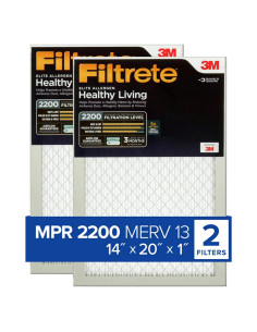 Filtro de Aire Filtrete 3M MERV 13 35x50 cm Paquete de 2