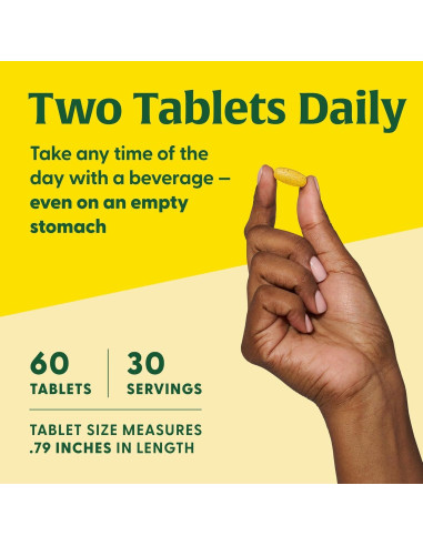 Suplemento de Cúrcuma Curcumina MegaFood 475 mg - 60 Tabletas