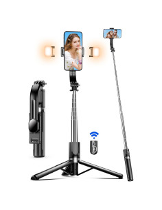 Palo Selfie Trípode SelfieShow 45 cm con 2 Luces LED