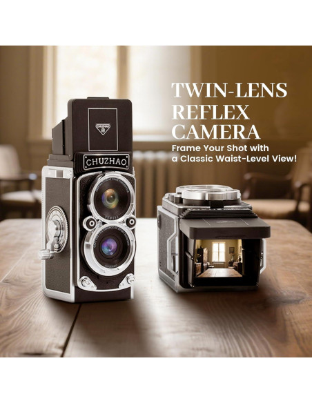 Mini Cámara Digital Vintage CHUZHAO 12MP 1080P Retro Portátil