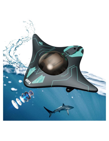 Barco RC RiskOrb con Cámara Submarina HD 480P - Juguete Acuático