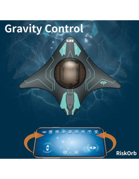 Barco RC RiskOrb con Cámara Submarina HD 480P - Juguete Acuático