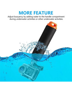 Agarradera Flotante Impermeable con Mosquetón para GoPro y DJI 2