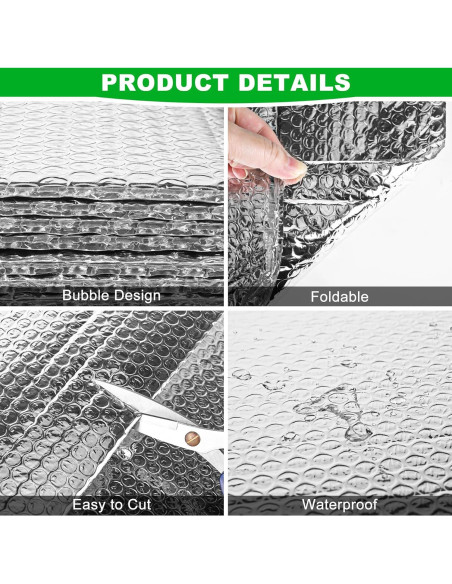 Kit Aislamiento Puertas Garaje MYFAMIREA 6 Paneles 61x122cm