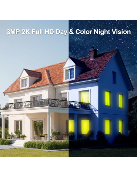 Cámara de Seguridad 4G LTE Solar Inalámbrica 3MP 2K HD