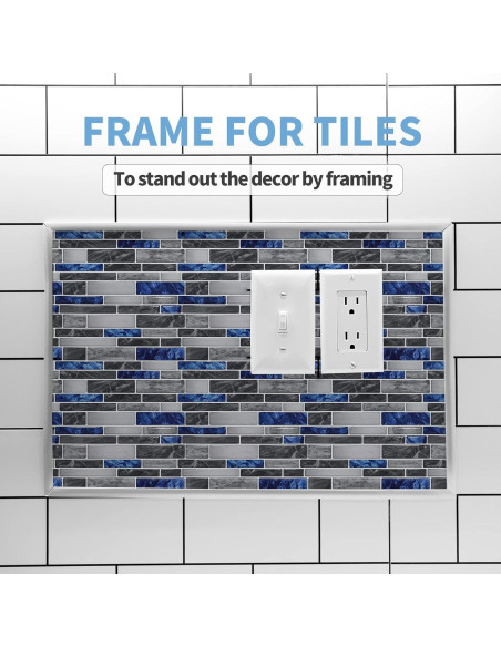 Moldura de Vinilo Flexible Art3d 3.05m Plata Autoadhesiva