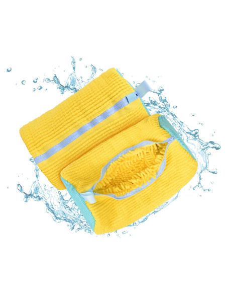 Bolsa de Lavado de Zapatos AQFR Reutilizable 39.1cm Amarillo