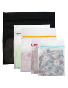 Juego de 5 Bolsas de Lavandería de Malla Casaphoria