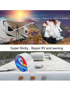 Cinta Impermeable Multiuso Reyhoar 10cm x 5m Caucho Butílico 2