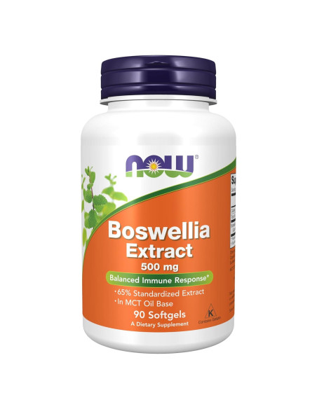 NOW Foods Extracto de Boswellia 500 mg 90 Cápsulas Blandas