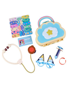 Juego de Doctor Bluey Cloud Bag - Set Médico 7 Piezas