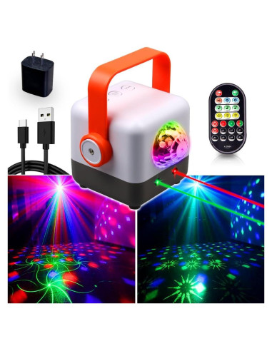 Luz Estroboscópica LED Yalaite con Control Remoto, 8.49cm