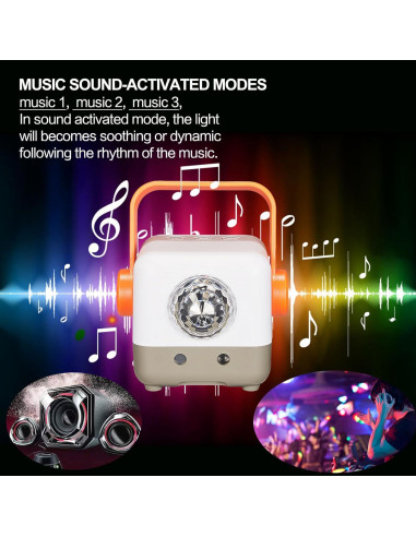 Luz Estroboscópica LED Yalaite con Control Remoto, 8.49cm