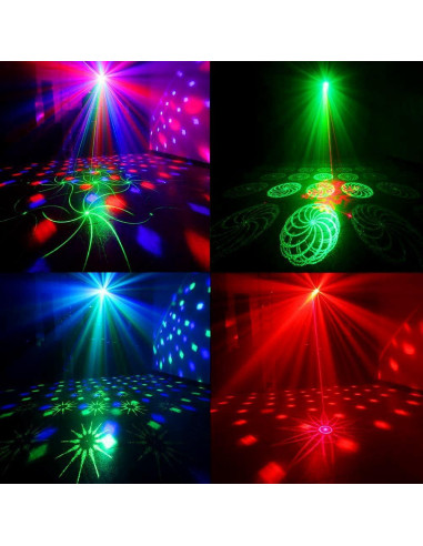 Luz Estroboscópica LED Yalaite con Control Remoto, 8.49cm