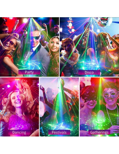 Luz Estroboscópica LED Yalaite con Control Remoto, 8.49cm