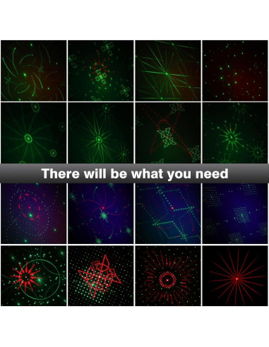 Proyector de Luz Estroboscópica LED RGB Qajok DQ-R60 10.67cm