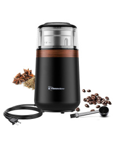 Molino de café eléctrico Tanaview 150W, 70g, acero inoxidable