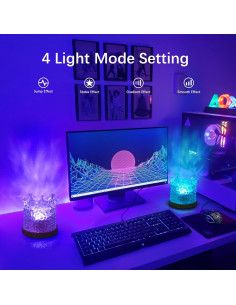 Luz de Olas del Océano 3D Favorite Garden 16 LEDs Decorativa 2