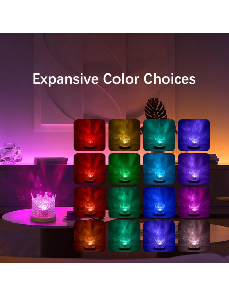 Luz de Olas del Océano 3D Favorite Garden 16 LEDs Decorativa