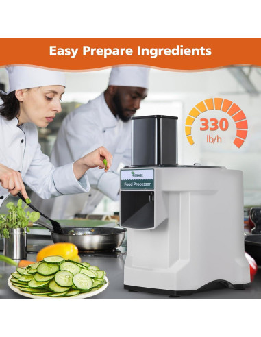 Picadora Eléctrica Multifuncional Hiteemer 5 en 1 Acero Inoxidable