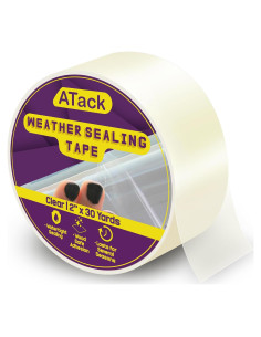 Cinta de Sellado de Ventanas ATack 5 cm x 27.43 m - Sin Residuo