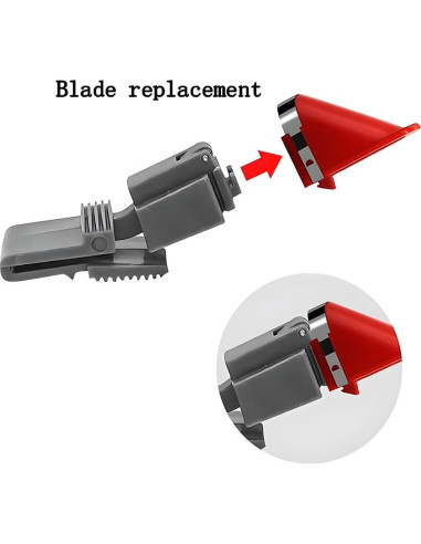 Cuchillas de Repuesto Acero Inoxidable 15 Piezas Pelador Automático