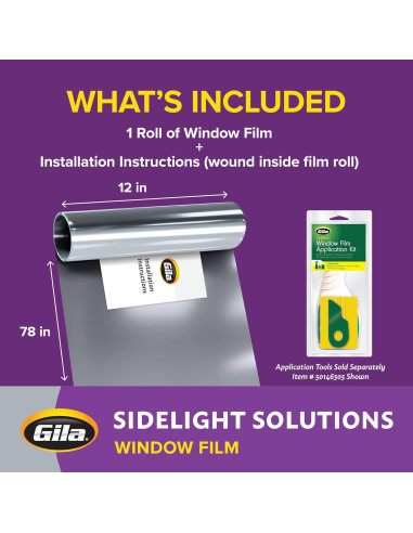 Película de Ventana Esmerilada Gila 30.48x198.12cm Privacidad