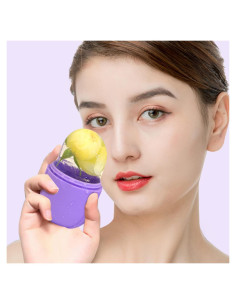 Rodillo de Hielo Facial Aethland Púrpura - Cuidado de Piel