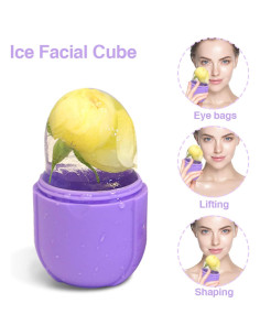 Rodillo de Hielo Facial Aethland Púrpura - Cuidado de Piel 2