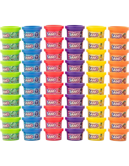 Arena de Jugar Crayola 60 Tarros Aromatizados 28g Colores Brillantes