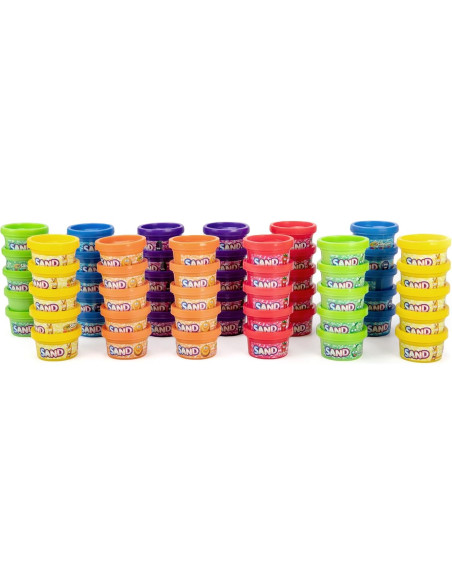 Arena de Jugar Crayola 60 Tarros Aromatizados 28g Colores Brillantes