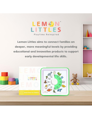 Temporizador Visual para Niños Lemon Littles Dinosaurio